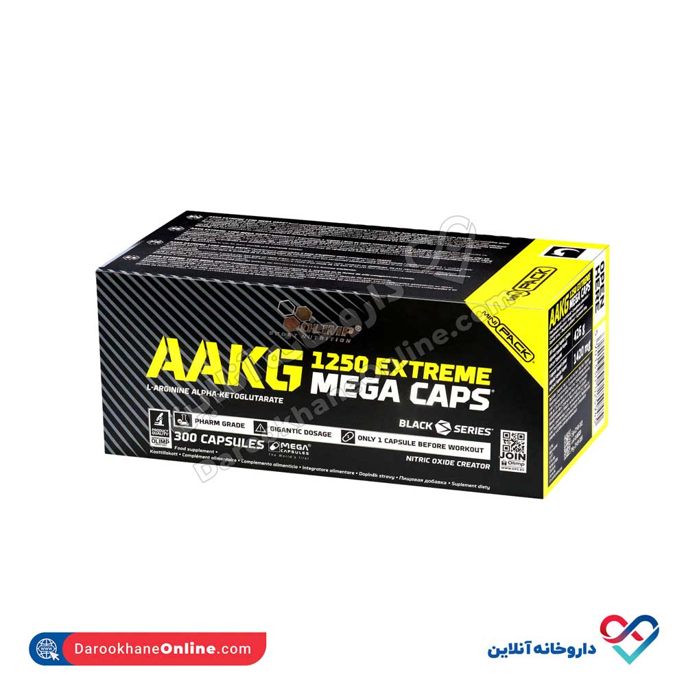کپسول ای ای کی جی AAKG الیمپ 120 عدد - Image 2